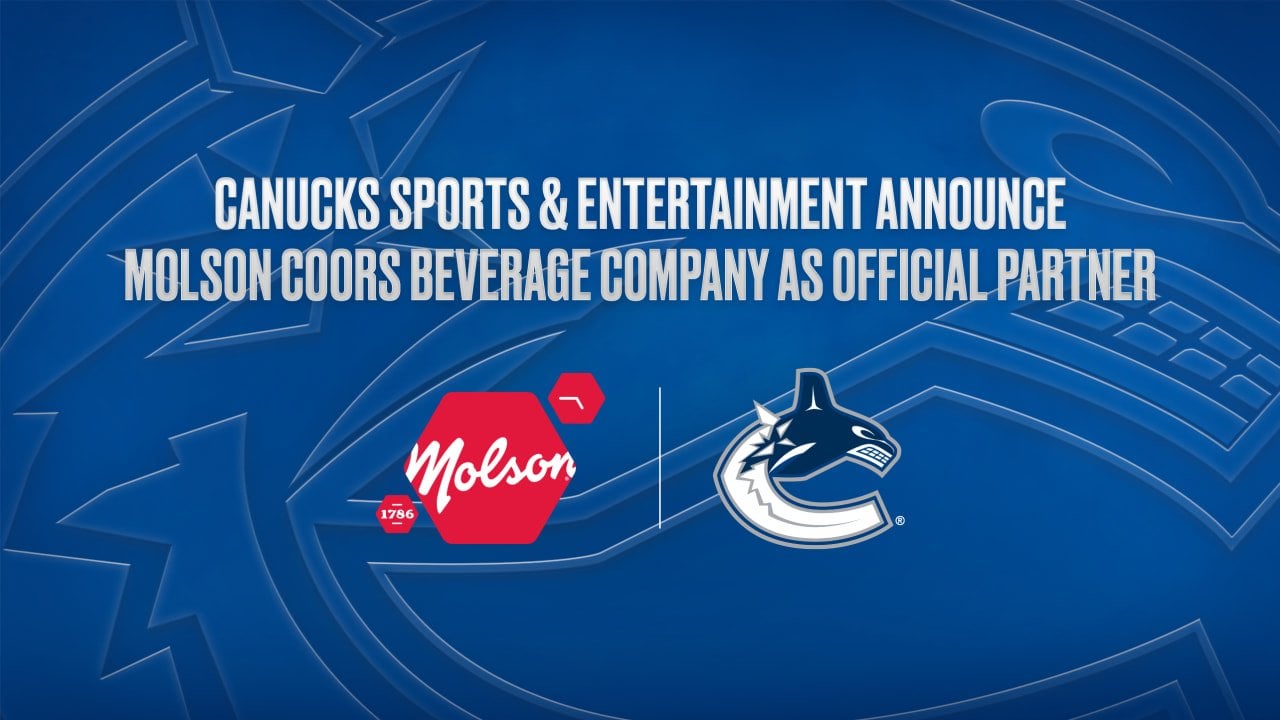 [Canucks] Canucks Sports & Entertainment Announce Molson Coors Beverage Company as Official Partner