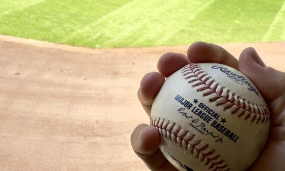 I got the Adames HR ball!