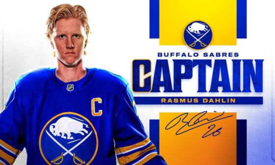 Rasmus Dahlin named captain