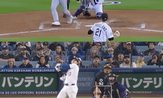 The Pitch Locations of Shohei Ohtani's Home Runs Against Kyle Freeland