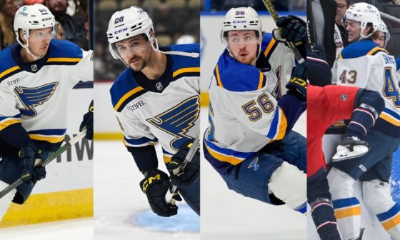 Blues assign 4 players to Springfield.