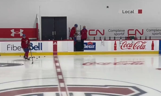 Laine hits the ice in Brossard