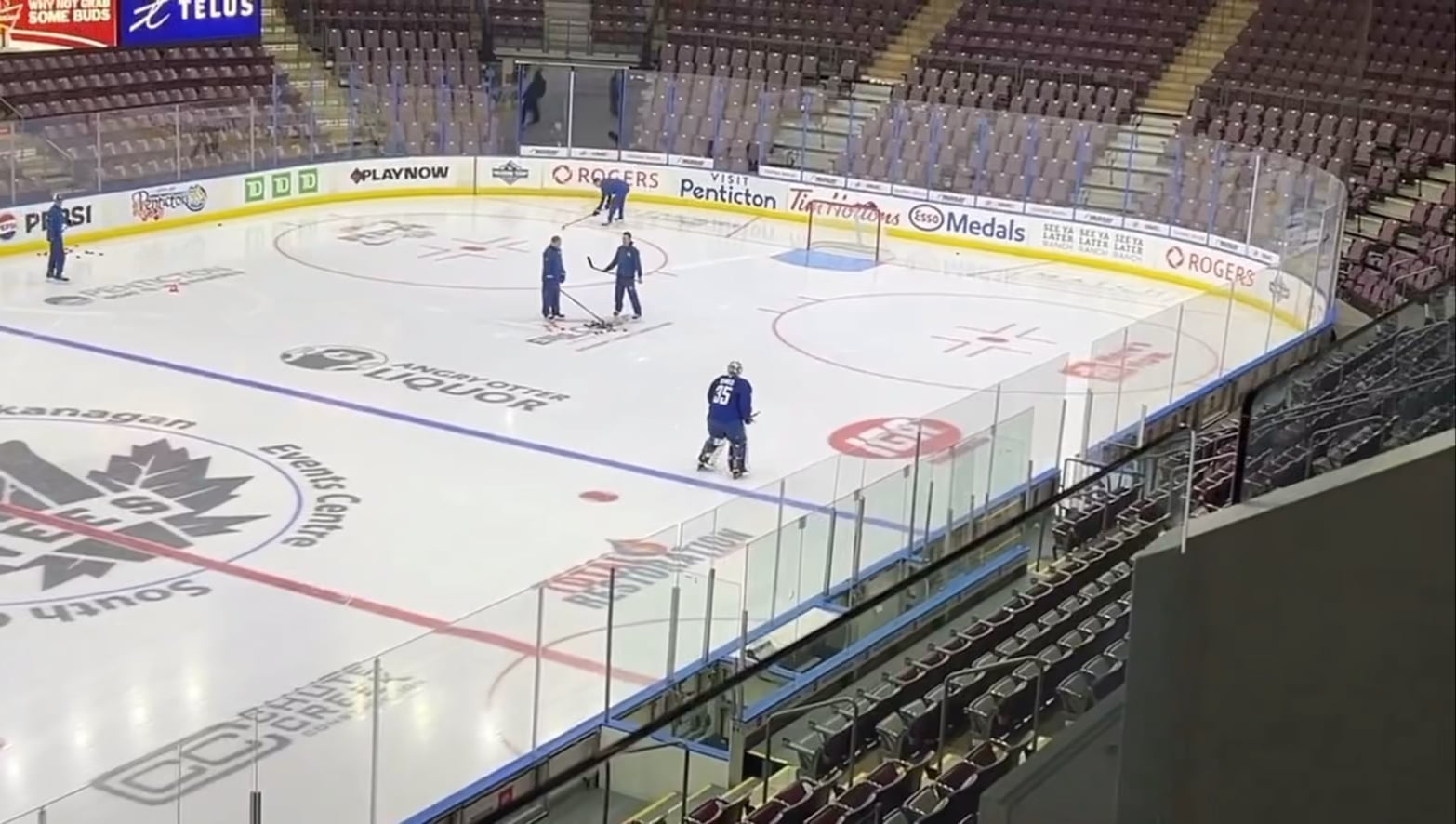 Demko Skating this Morning