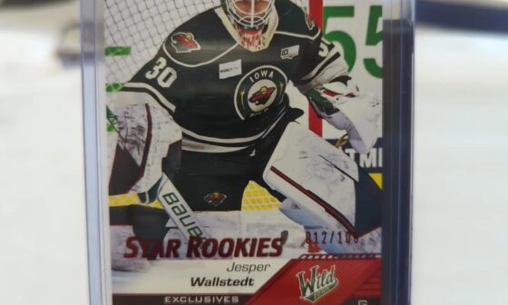 Star Rookies exclusives Jesper Wallstedt