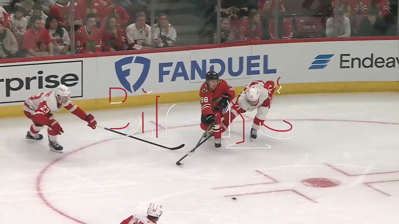 Teuvo Teravainen scores on the backhand shot