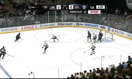 First goal ever at the Delta Center