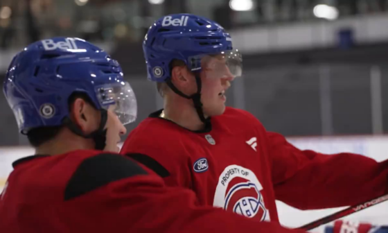 Pre-training camp in Brossard