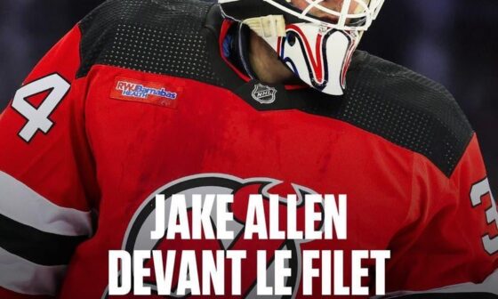 Jacques Alain sera le gardien partant pour les Devils ce soir