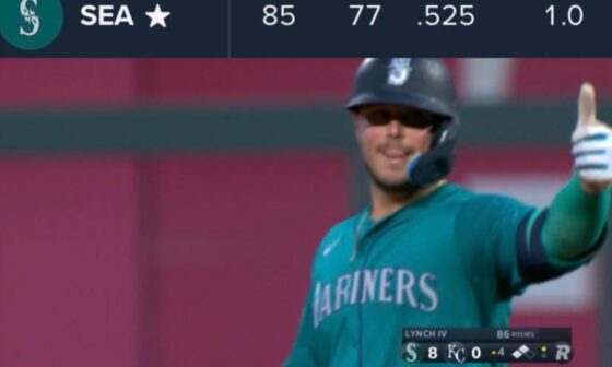 The 8 run comeback vs the Mariners might’ve been the reason we’re in