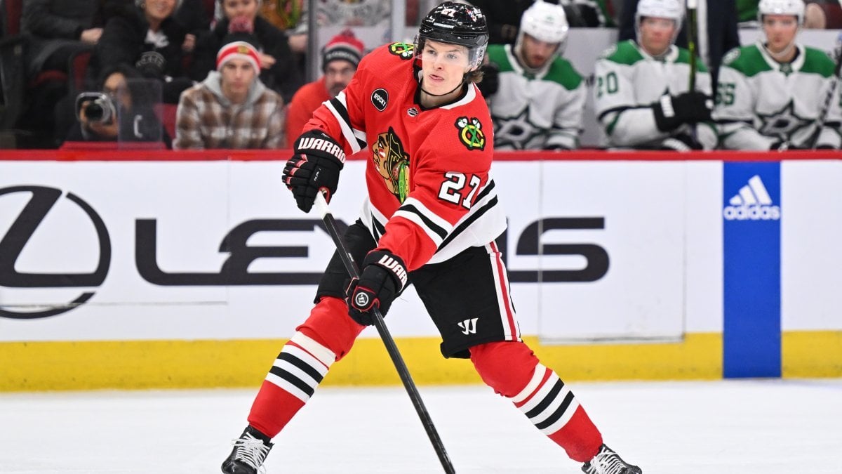 Blackhawks' Lukas Reichel changes up offseason routine after challenging year