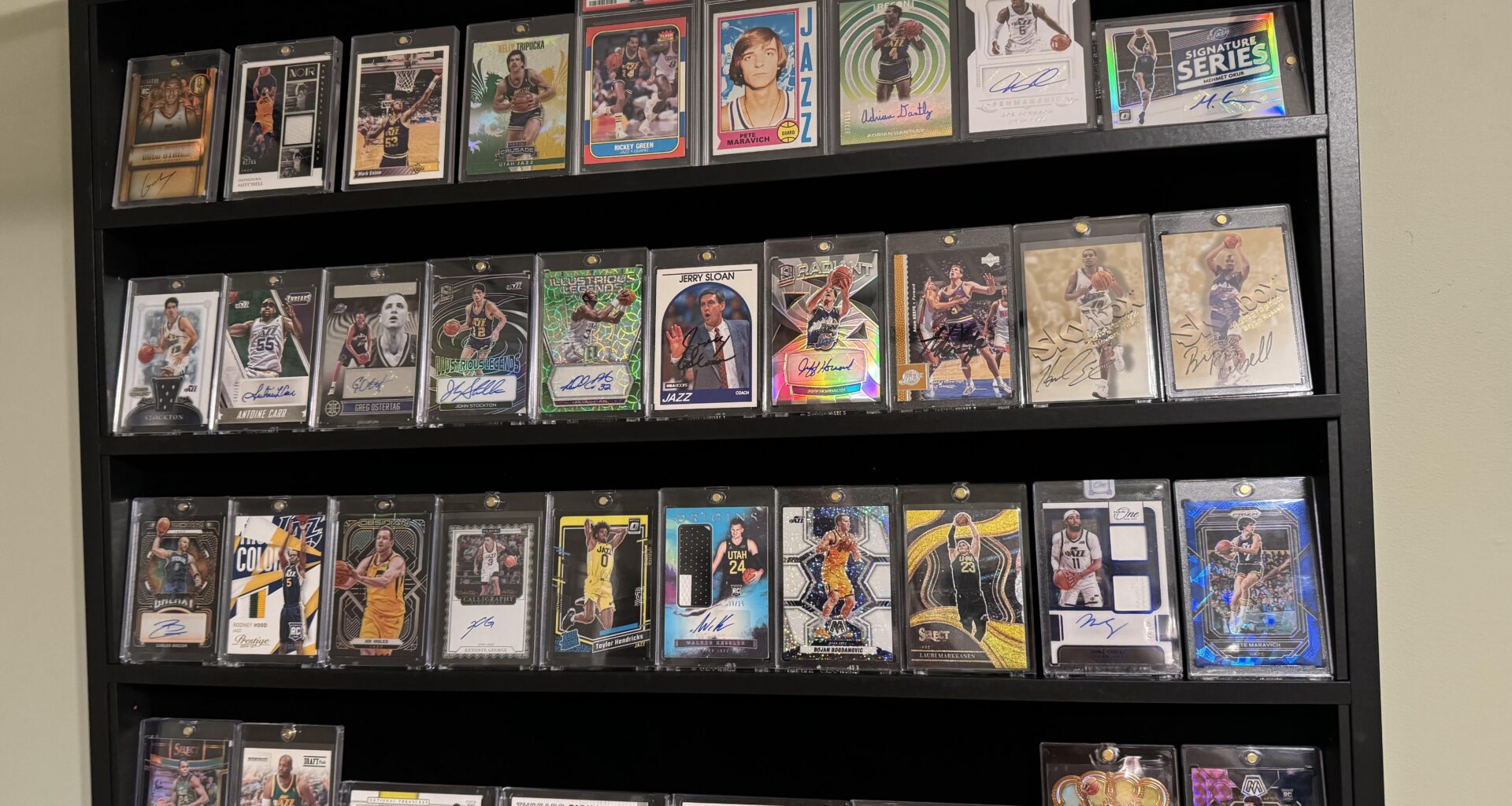 It's the offseason, so here's my Jazz shrine.