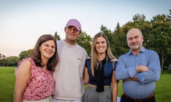 Patrik Laine & his fiancée Jordan Leigh at a charity event in Montreal for the Douglas Foundation for mental health