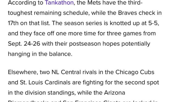 Not a single word of mention for the Brewers in BRs article when talking about division leaders or playoff matchups lmao