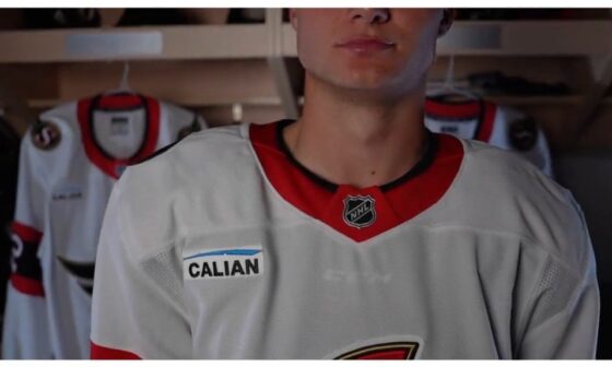 Calian logo to appear on Senators road jerseys this season