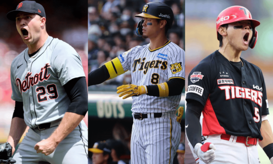 THE YEAR OF THE TIGER: For the first time in history, the Detroit Tigers, the Hanshin Tigers, and the Kia Tigers will all make the playoffs in the same year.