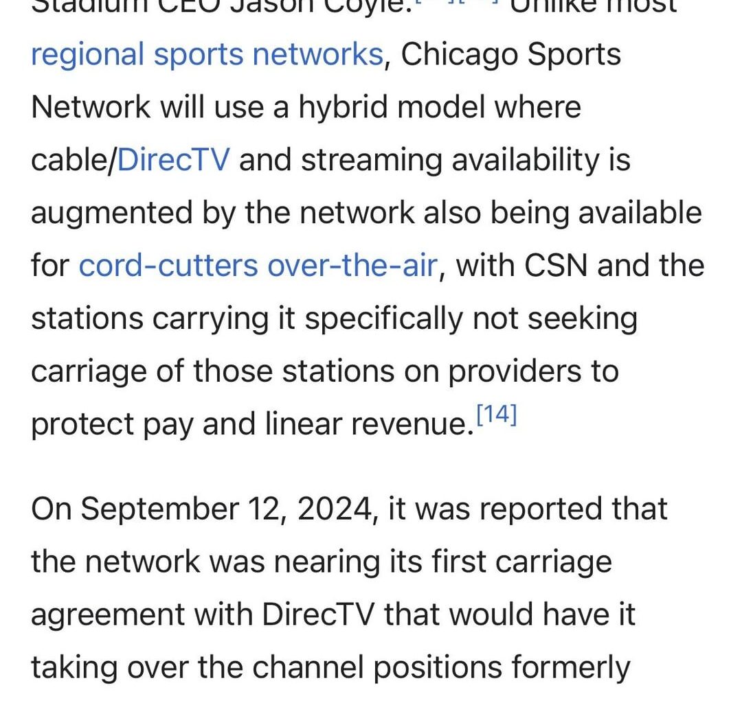 For YouTube TV customers regarding CHSN