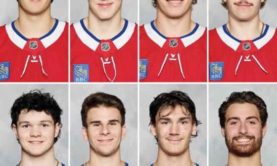 Habs player portraits from the rookie camp today