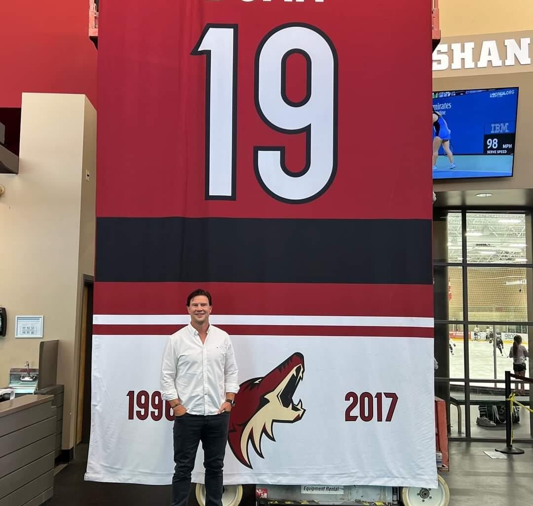 Shane Doan retirement banner lives on