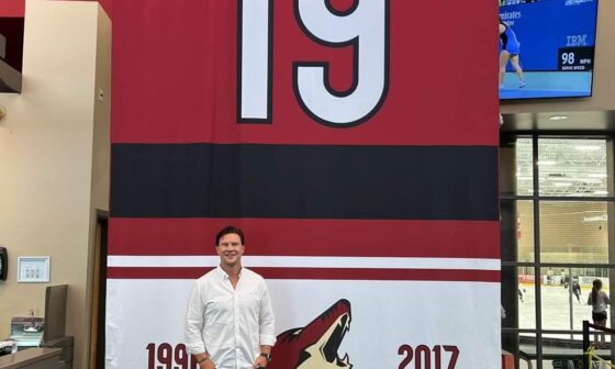 Shane Doan retirement banner lives on