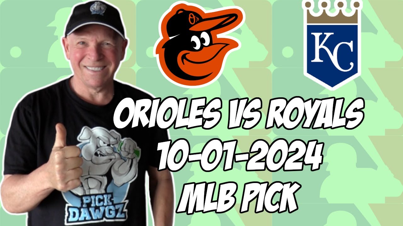 Baltimore Orioles vs Kansas City Royals 10/1/24 MLB Wildcard Game 1 Pick & Prediction | MLB Betting