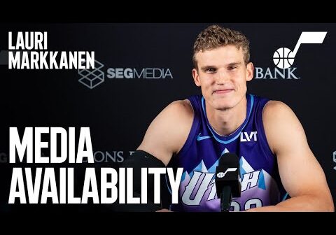 LAURI MARKKANEN 2024/25 Media Day Availability 🎙️ | UTAH JAZZ