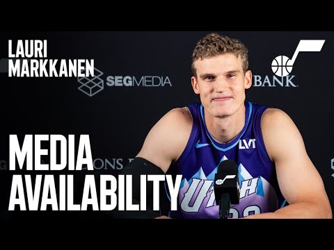 LAURI MARKKANEN 2024/25 Media Day Availability 🎙️ | UTAH JAZZ