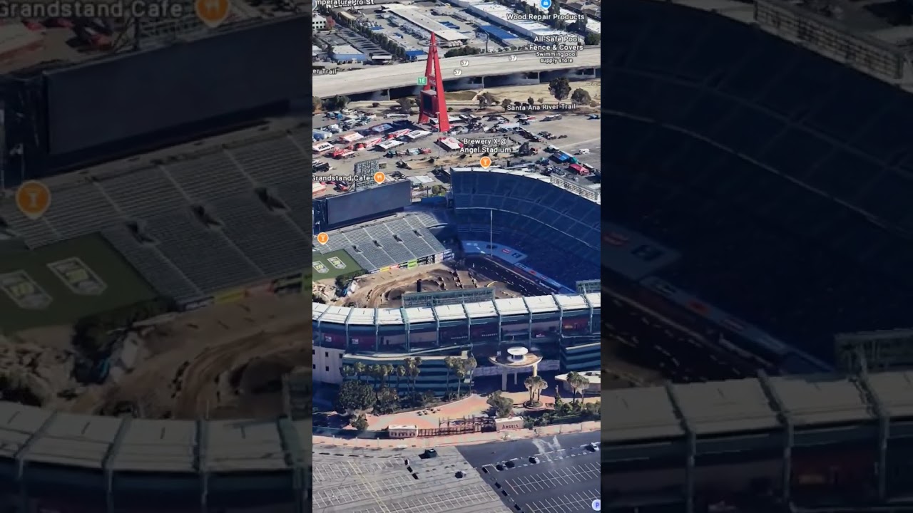 Los Angeles Angels stadium #mlb #baseball #sports #losangelesangels