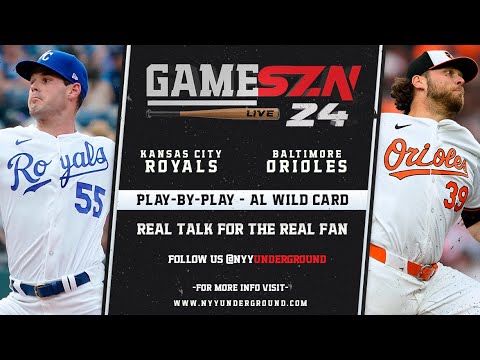 Kansas City Royals @ Baltimore Orioles - Ragans vs. Burnes - AL WILD CARD GAME 1