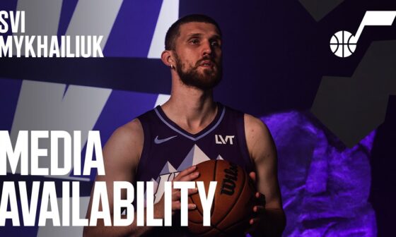 SVI MYKHAILIUK 2024/25 Media Day Availability 🎙️ | UTAH JAZZ