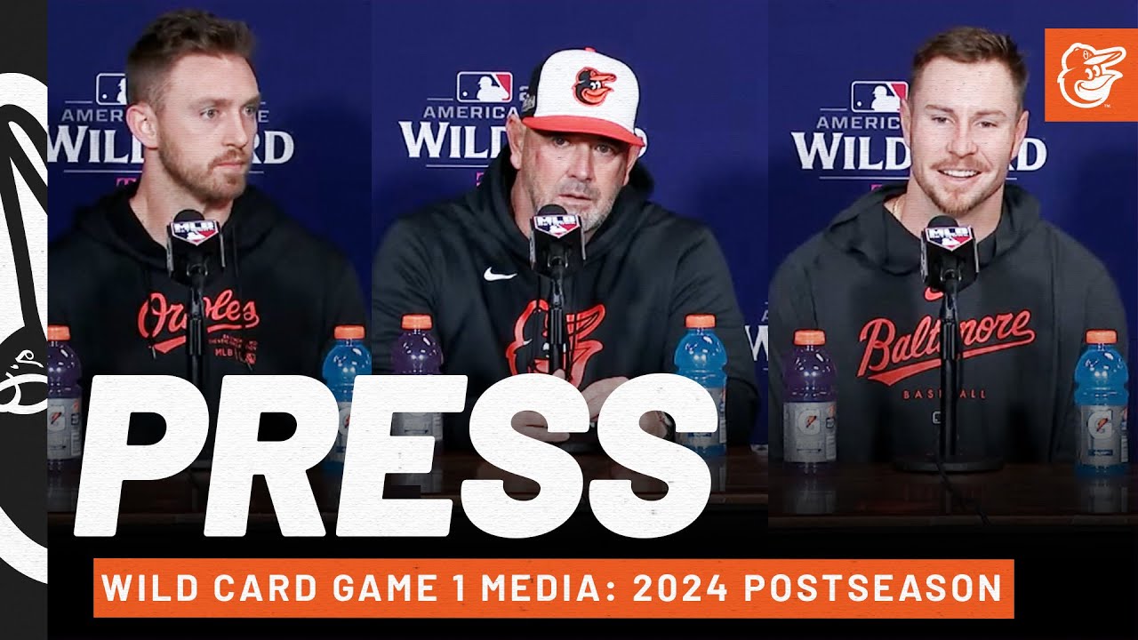 Orioles Postseason Media Availability | Wild Card Game 1 | Westburg, O'Hearn, and Hyde