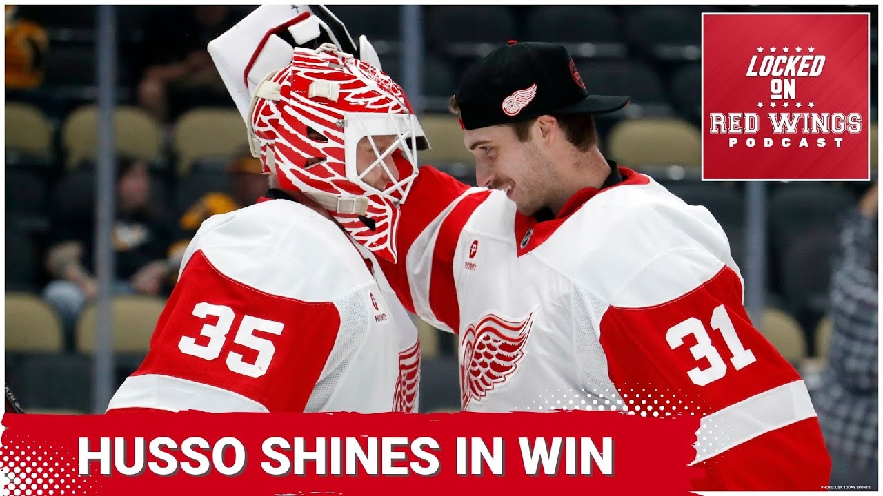 Red Wings beat Penguins: Nate Danielson Scores