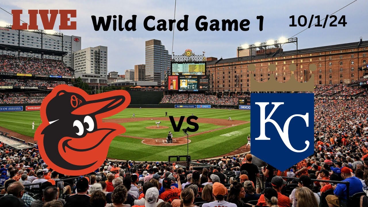 Baltimore Orioles vs Kansas City Royals | Wildcard Game 1 | LIVE! Play-by-Play & Commentary | 10/1