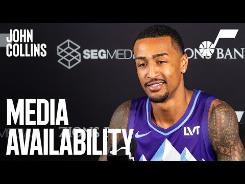 JOHN COLLINS 2024/25 Media Day Availability 🎙️ | UTAH JAZZ