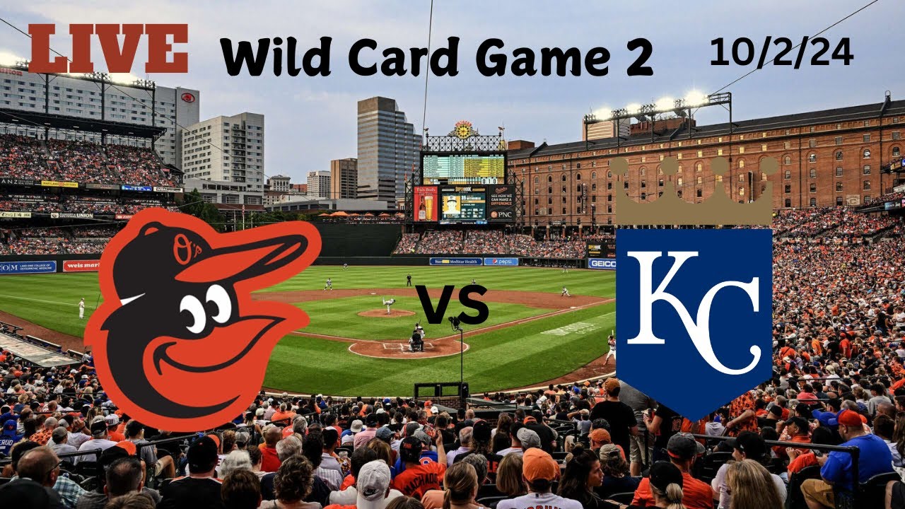 Baltimore Orioles vs Kansas City Royals | Wildcard Game 2 | LIVE! Play-by-Play & Commentary | 10/2