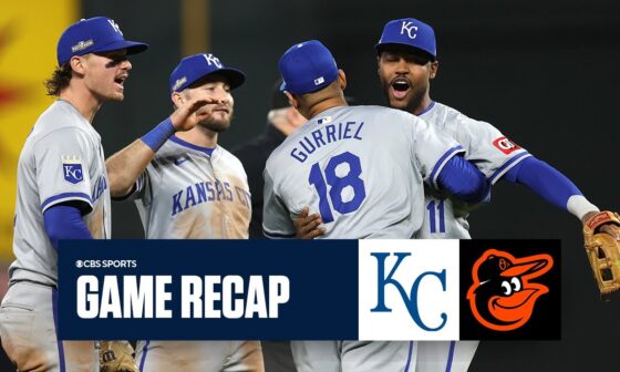 Royals SWEEP Orioles, win first playoff series since 2015 | Game Recap