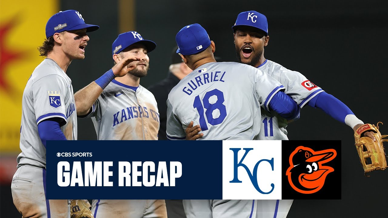 Royals SWEEP Orioles, win first playoff series since 2015 | Game Recap