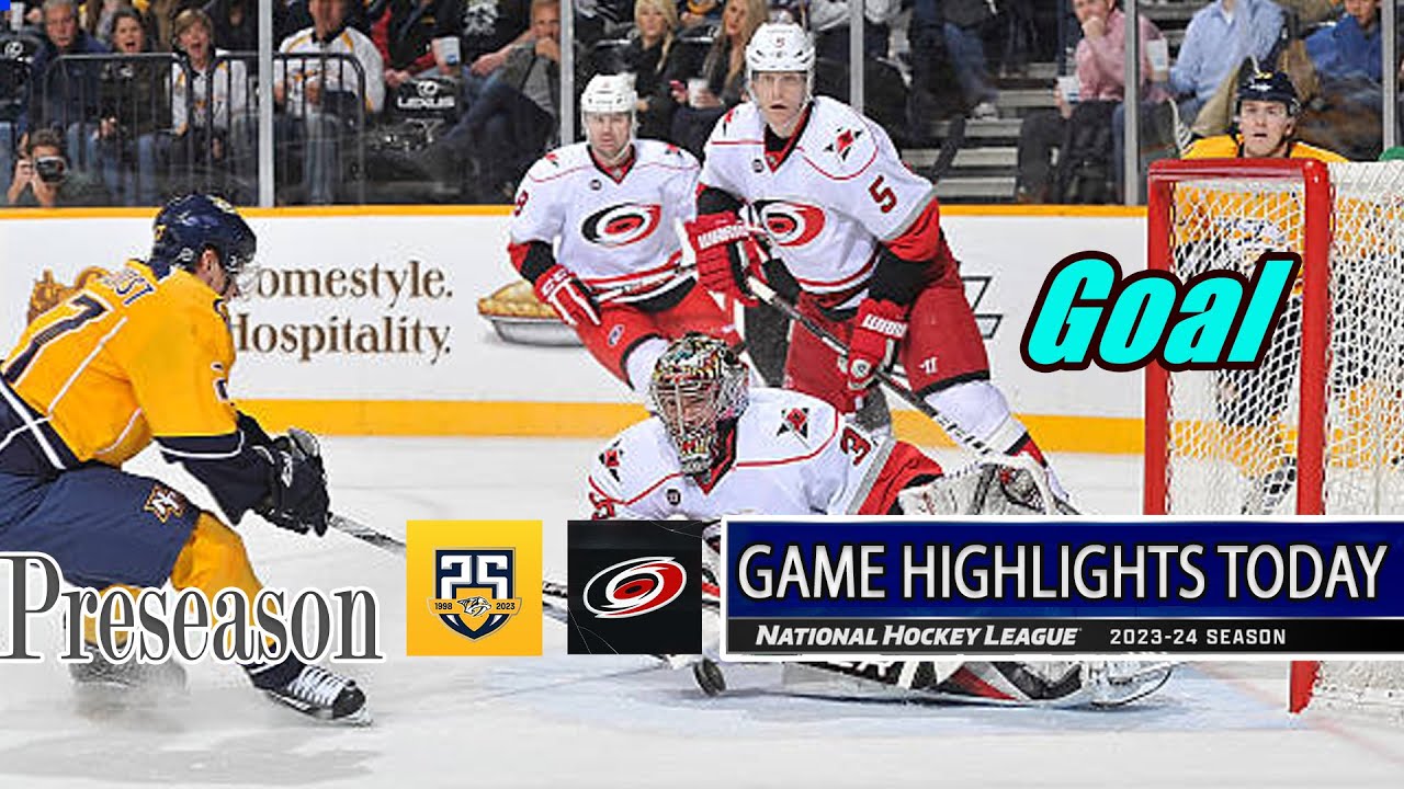 Nashville Predators vs Carolina Hurricanes Game Highlights (10/02/2024) Preseason | 2024 NHL Season