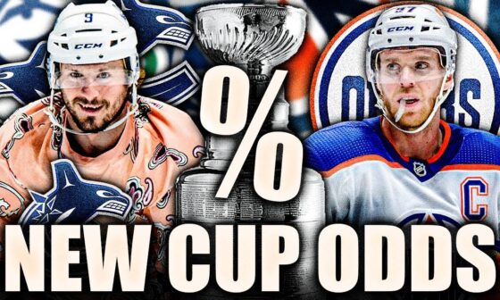 2024 STANLEY CUP ODDS REVEALED: EDMONTON OILERS DOMINATING, VANCOUVER CANUCKS IN THE MIX