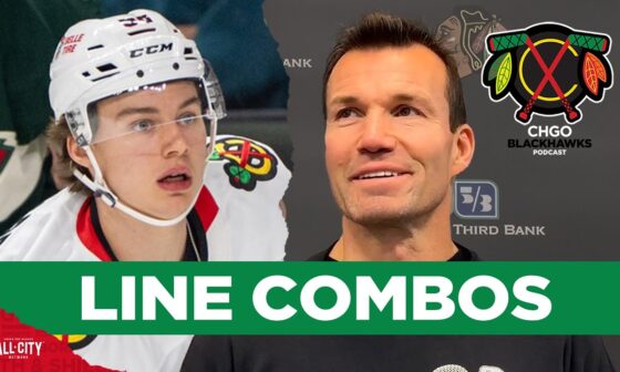 Chicago Blackhawks' Luke Richardson talks line combos as preseason winds down | CHGO Blackhawks