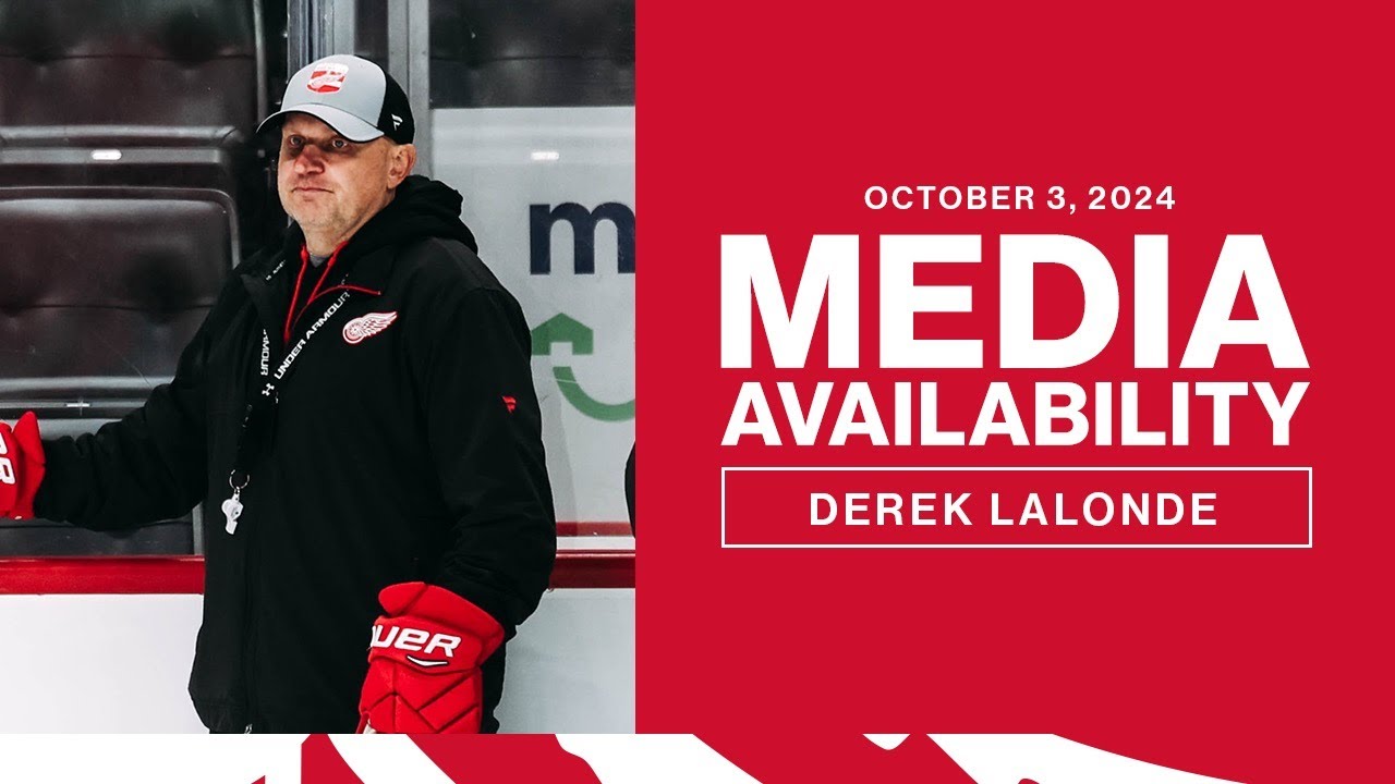 Derek Lalonde Media Availability | Oct. 3, 2024