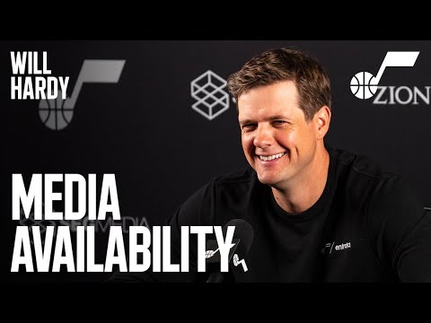 COACH WILL HARDY 2024/25 Media Day Availability 🎙️ | UTAH JAZZ