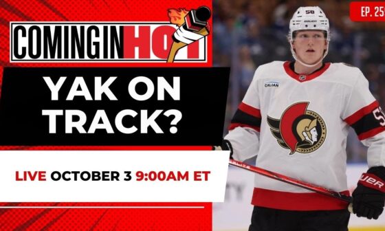 Yak on Track? | Coming in Hot LIVE - October 3