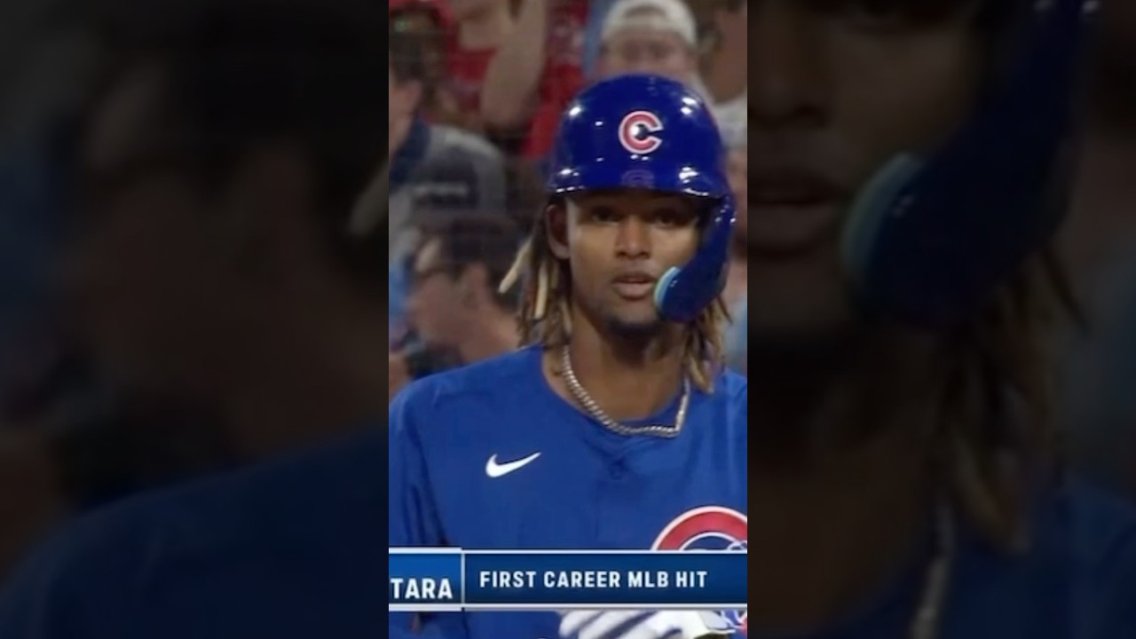 Jaguar sighting! Cubs Kevin Alcantara collects 1st MLB Hit #shorts