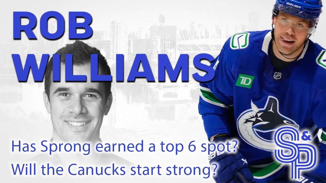 Sprong top 6?  And will the #canucks start strong after a 'boring' pre season?