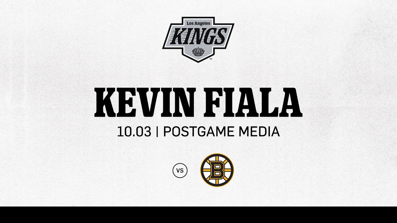 Forward Kevin Fiala | 10.03 LA Kings Win over Boston Bruins