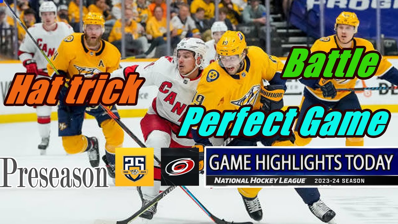 Nashville Predators vs Carolina Hurricanes Full Game(10/02/2024) Preseason | 2024 NHL Season