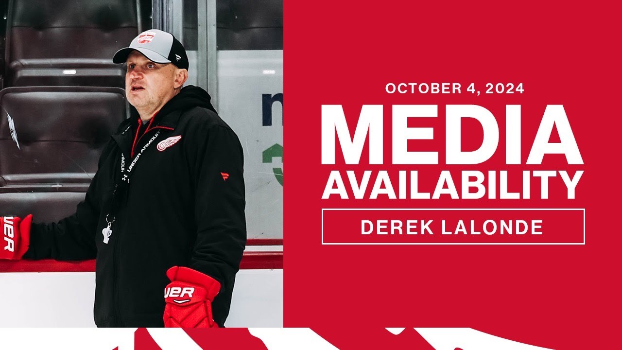 Derek Lalonde Media Availability | Oct. 4, 2024