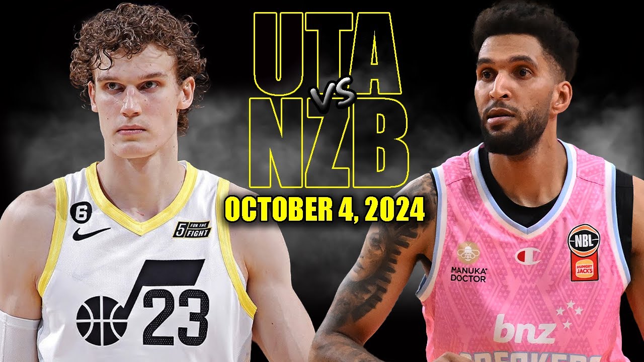 Utah Jazz vs New Zealand Breakers Full Game Highlights - October 4, 2024 | 2024 NBA Pre-Season