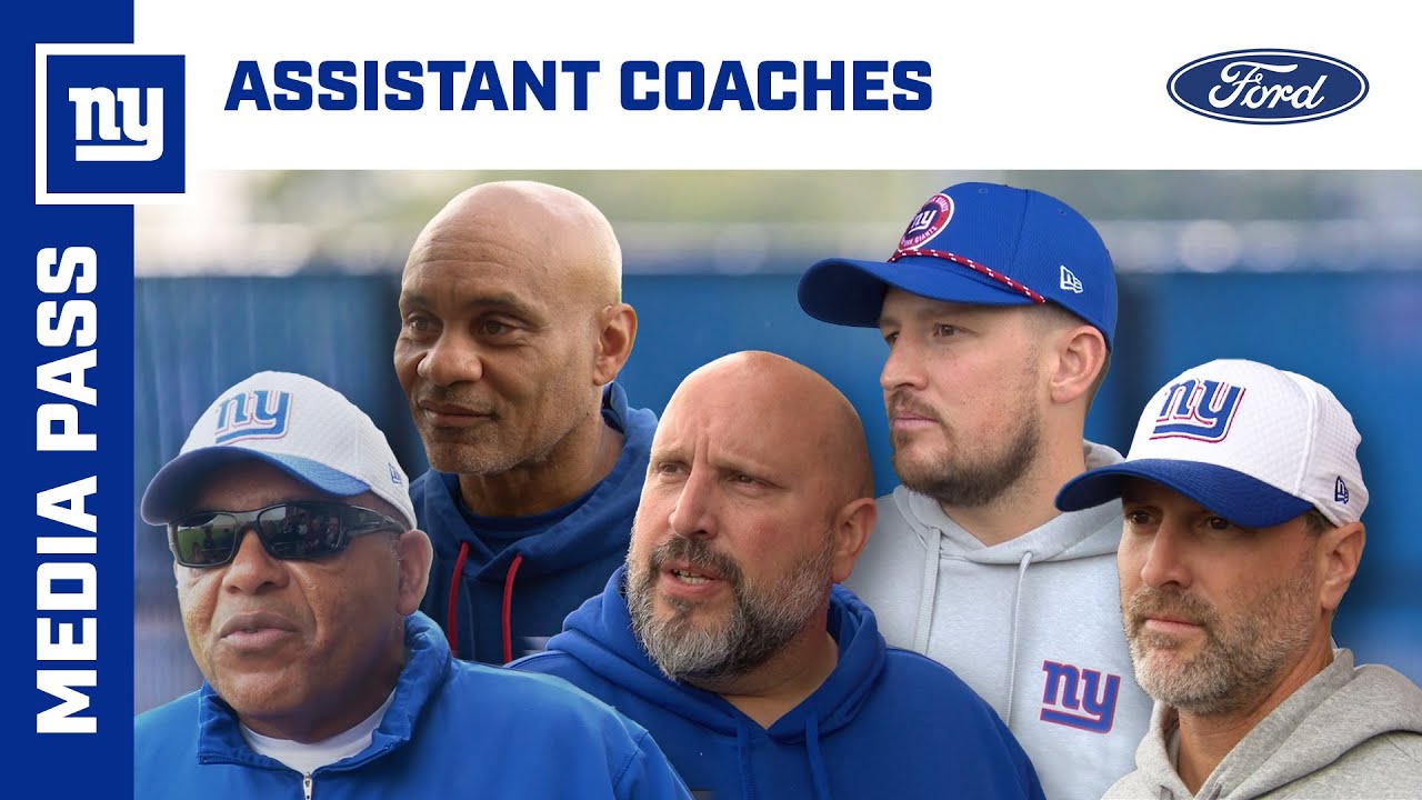 Assistant Coaches Speak to the Media | New York Giants