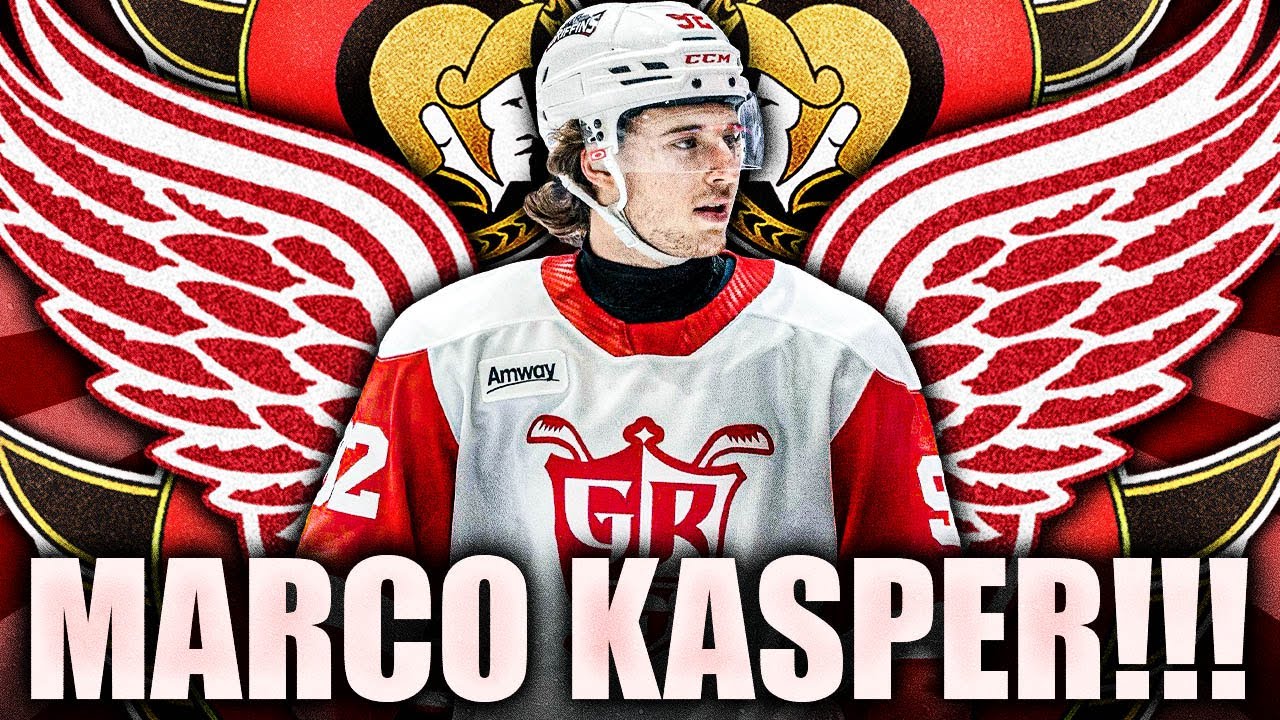 MARCO KASPER IS A STAR: 2 HUGE GOALS VS THE OTTAWA SENATORS (Detroit Red Wings)